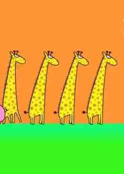 Marching Giraffes